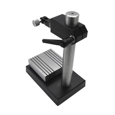 Mini-målebord 80x80 mm med kraftig støbejernsfod med stabil målesøjle